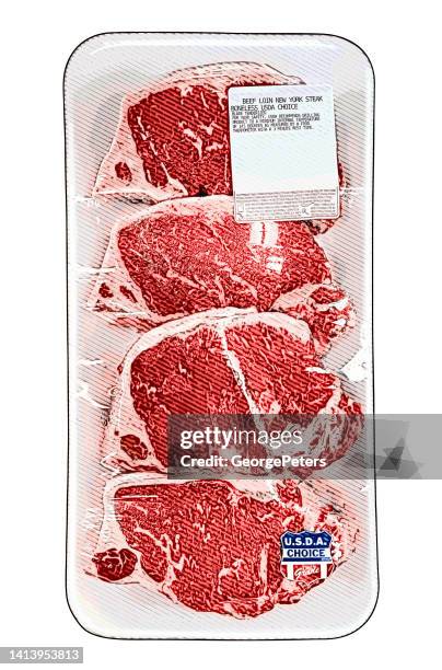 meat packaging - meat packaging stock illustrations