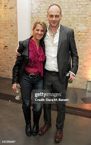 Tracey Emin and Dinos Chapman attend the Swarovski Whitechapel Gallery Art Plus Opera fundraising gala in support of the gallery's education fund at...