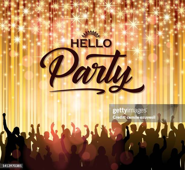 party shiny - stage light stock illustrations