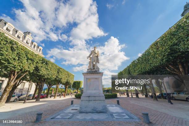 cityscape in a sunny day of pau, france - pau france stock pictures, royalty-free photos & images