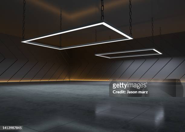 a dark room under the light - stage performance space stock pictures, royalty-free photos & images