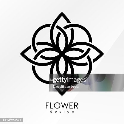 Flower Templates For Indesign Creative Flower Inspiration Design Template High-Res Vector Graphic ...