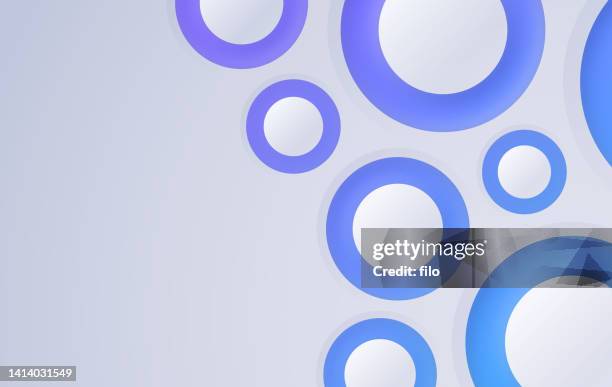 circle abstract pattern background design - donut chart stock illustrations