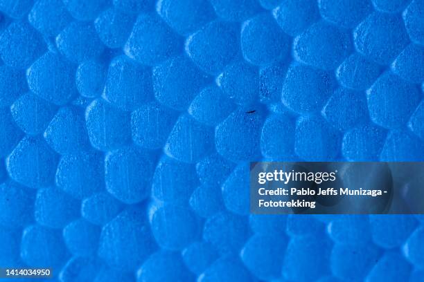 pattern on the surface of expanded polystyrene sheet - absorbent stock-fotos und bilder