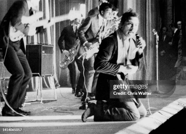 Singer and songwriter Little Richard performs in October 1962 in London, UK.