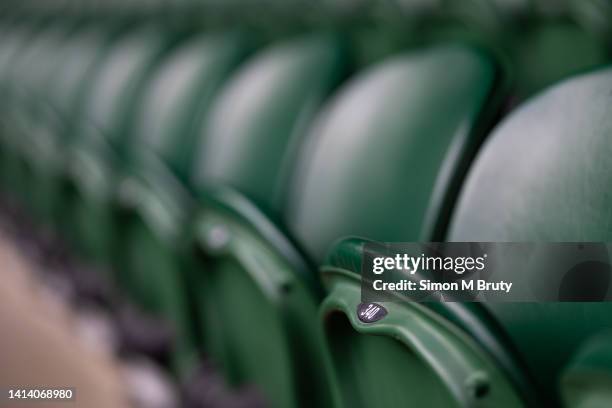 Seating on court number 1 at The Wimbledon Lawn Tennis Championship at the All England Lawn and Tennis Club at Wimbledon on July 1st, 2022 in London,...