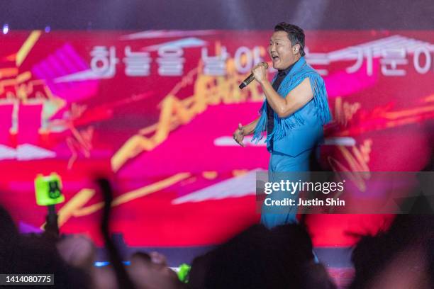 Performs at K-Pop Super Live to open Seoul Festa 2022 celebrating the return of tourism and events following the COVID-19 pandemic at Jamsil Sports...