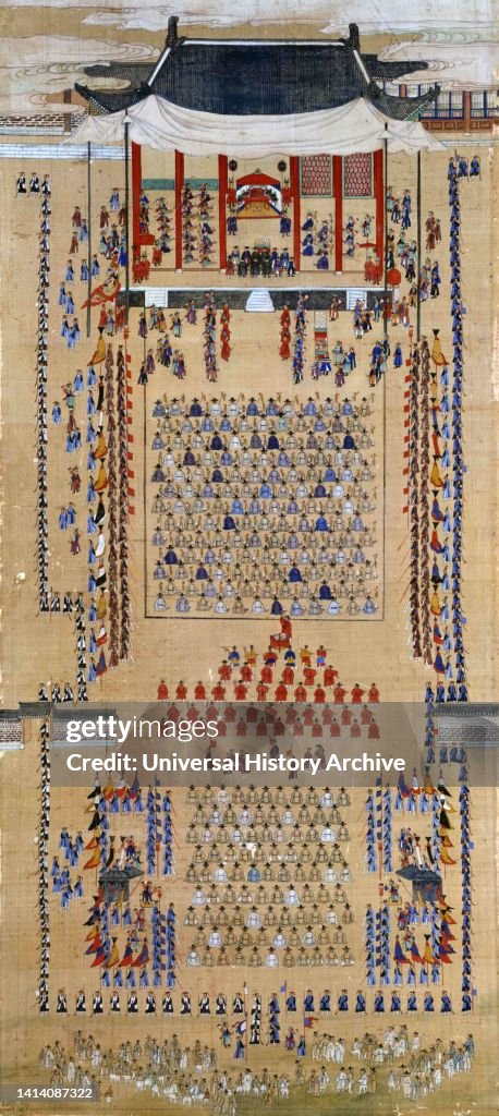 Eight-day procession led by King Jeongjo. Feast for the Elders at Nangnam Pavilion