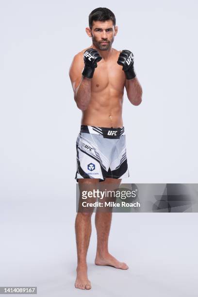 Dominick Cruz poses for a portrait during a UFC photo session on August 10, 2022 in San Diego, California.