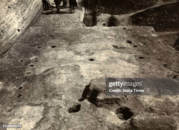 Dutch Archaeological Expedition in Hungary, Entered via J.F. Heijbroek, Albert Egges van Giffen, Hongarije, c. 1928, gelatin silver print, height 168...