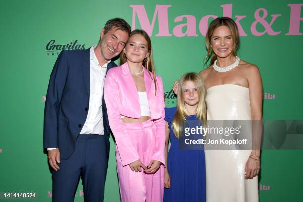 Mark Duplass, Molly Duplass, Ora Duplass and Katie Aselton attend the Los Angeles Premiere of Gravitas Premiere's "Mack And Rita" at NeueHouse Los...