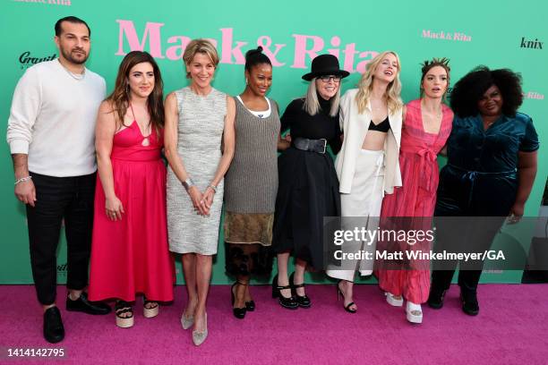 JoJo Ryder, Alex Saks, Wendie Malick, Taylour Paige, Diane Keaton, Elizabeth Lail, Addie Weyrich and Nicole Byer attend the Los Angeles Premiere of...