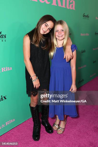 Maxwell Lue Rollins and Ora Duplass attend the Los Angeles Premiere of Gravitas Premiere's "Mack And Rita" at NeueHouse Los Angeles on August 10,...