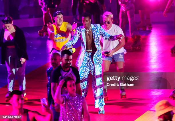 David Banda is seen at DiscOasis event on August 10, 2022 in New York City.