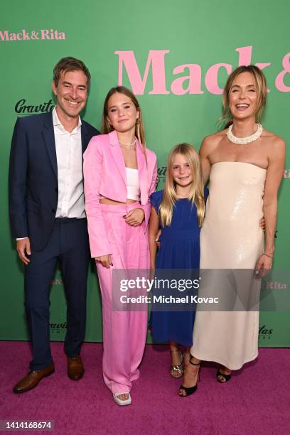 Mark Duplass, Ora Duplass, Molly Duplass, and Katie Aselton attend the NeueHouse x Mack & Rita Premiere at NeueHouse Los Angeles on August 10, 2022...