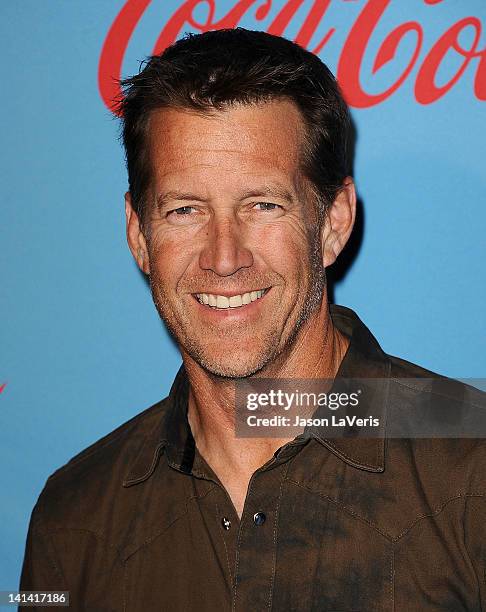 Actor James Denton attends the UNICEF "Playlist With The A-List" celebrity karaoke benefit at El Rey Theatre on March 15, 2012 in Los Angeles,...