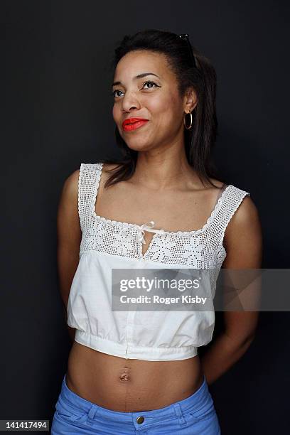 Alice Smith poses for a poratrit backstage at Fader Fort presented by Converse during SXSW on March 15, 2012 in Austin, Texas.