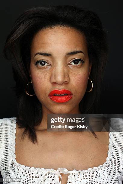 Alice Smith poses for a poratrit backstage at Fader Fort presented by Converse during SXSW on March 15, 2012 in Austin, Texas.