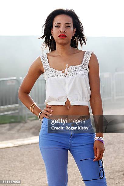 Alice Smith poses for a portrait backstage at Fader Fort presented by Converse during SXSW on March 15, 2012 in Austin, Texas.