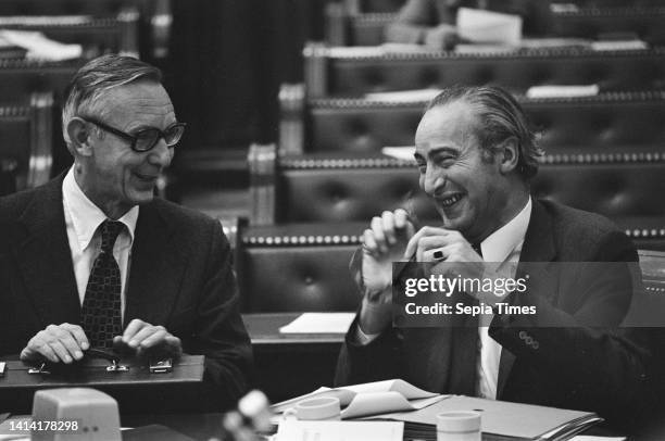 General Considerations of the Lower House, Minister Van der Stoel and Vredeling, October 8, 1975.