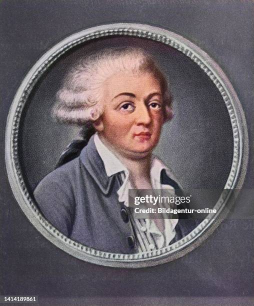 Honore Gabriel Riqueti, Count of Mirabeau, 1749-1791, was a leader of the early stages of the French Revolution / Honore Gabriel Riqueti, Graf von...