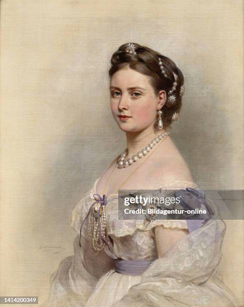 Victoria Adelaide Mary Louisa, Prinzessin von Großbritannien und Irland, ab 1888 Kaiserin Friedrich, 21. November 1840 - 5. August 1901, war als...