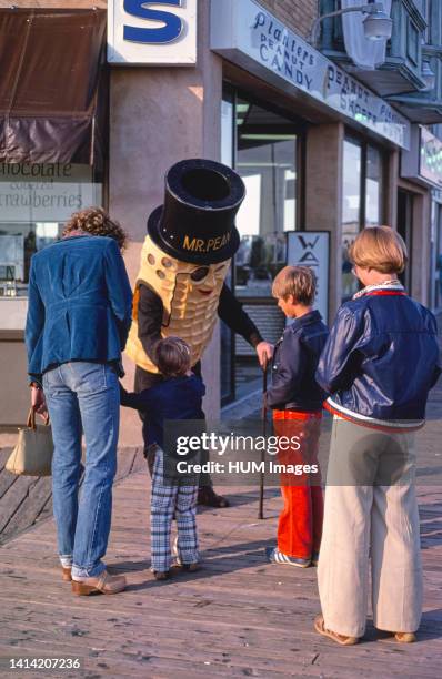 Mr. Peanut, Ocean City, New Jersey; ca. 1978..