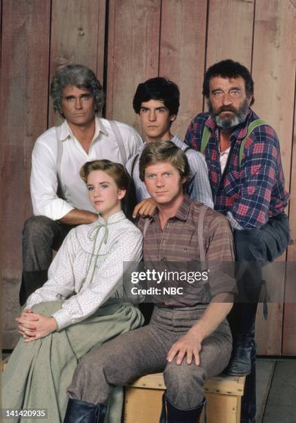 New Beginning -- "Little House: Look Back to Yesterday" -- Pictured: Michael Landon as Charles Philip Ingalls, Matthew Laborteaux as Albert Quinn...