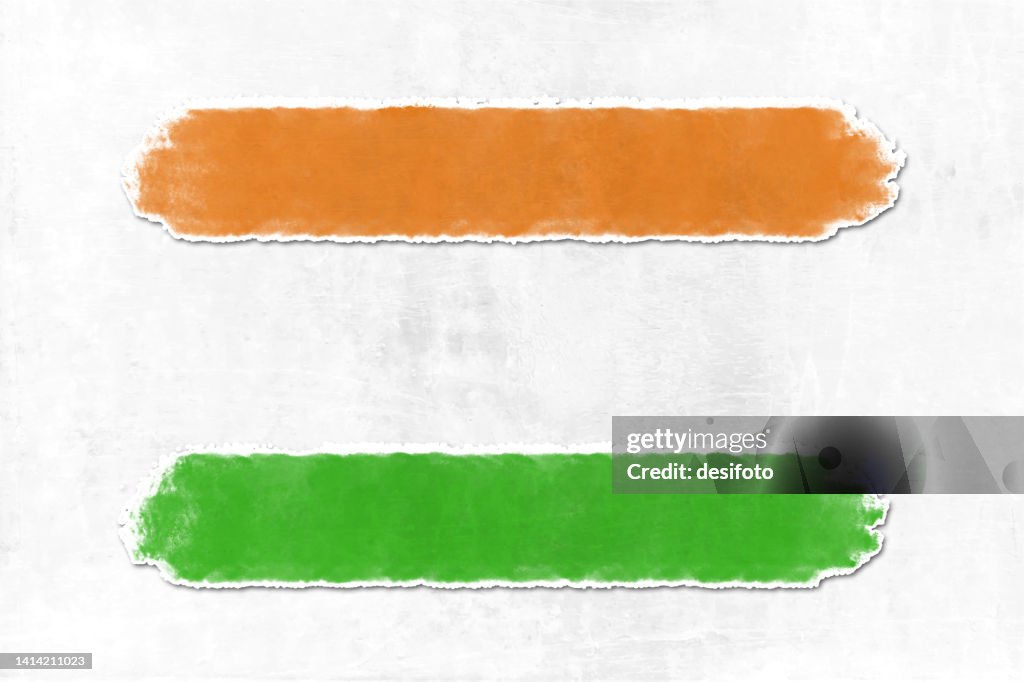 Horizontal Tri Color Horizontal Backgrounds Of Tricolor Bands In Bright Smudged Orange Or ...