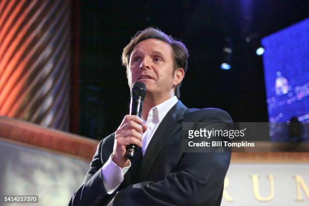Mark Burnett, Producer of The Celebrity Apprentice during the live season finale on May 16, 2010 in New York City.