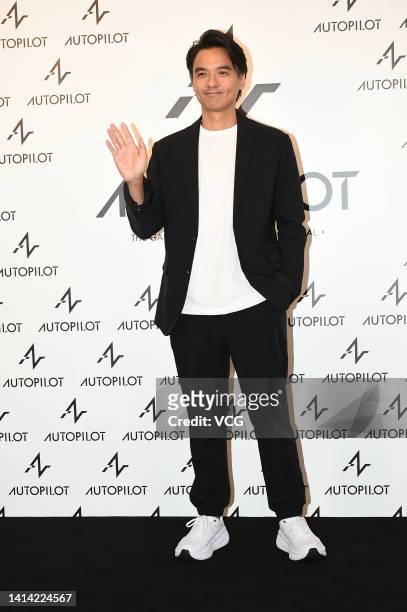 Actor Stephen Fung Tak-lun attends the opening ceremony of AUTOPILOT store on August 11, 2022 in Hong Kong, China.