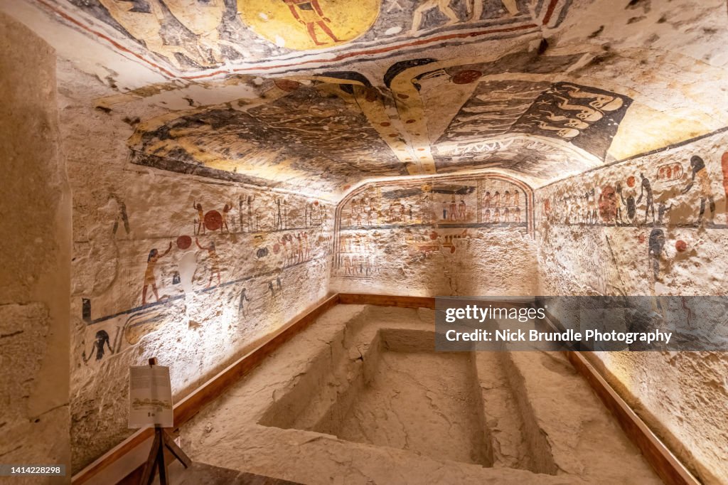The Tomb Of Ramses IX, Valley Of The Kings, Luxor, Egypt.