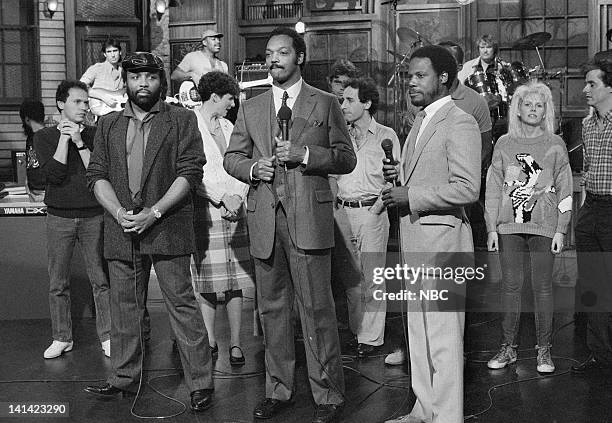 Episode 3 -- Aired -- Pictured: Andrae Crouch, Rev. Jesse Jackson, Wintley Phipps -- Photo by: R.M. Lewis Jr./NBCU Photo Bank