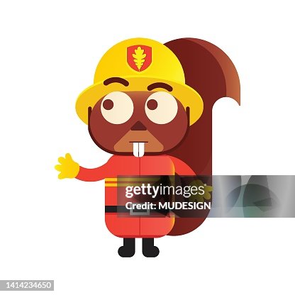 Squirrel Fireman Squirrel Fireman