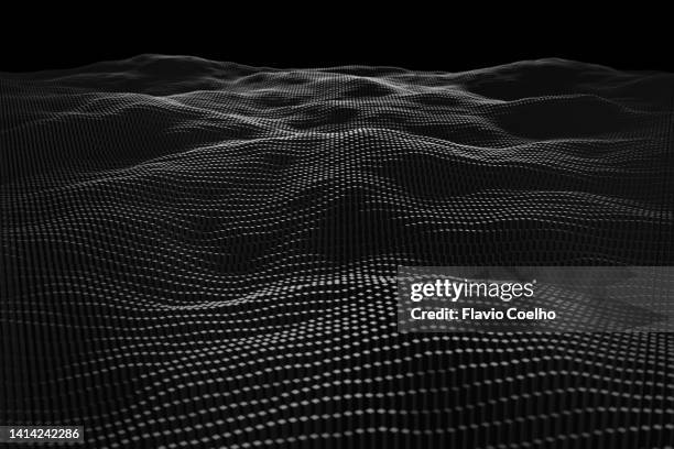 dark abstract landscape background - abstrait noir photos et images de collection