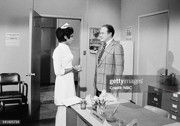 Cool Hand Bruce" Episode 17 -- Aired -- Pictured: Diahann Carroll as Julia Baker, Bob Hope as himself -- Photo by: NBCU Photo Bank