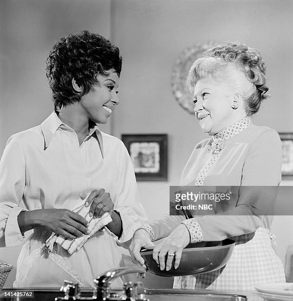 Bowled Over" Episode 8 -- Aired -- Pictured: Diahann Carroll as Julia Baker, Lurene Tuttle as Hannah Yarby -- Photo by: NBCU Photo Bank