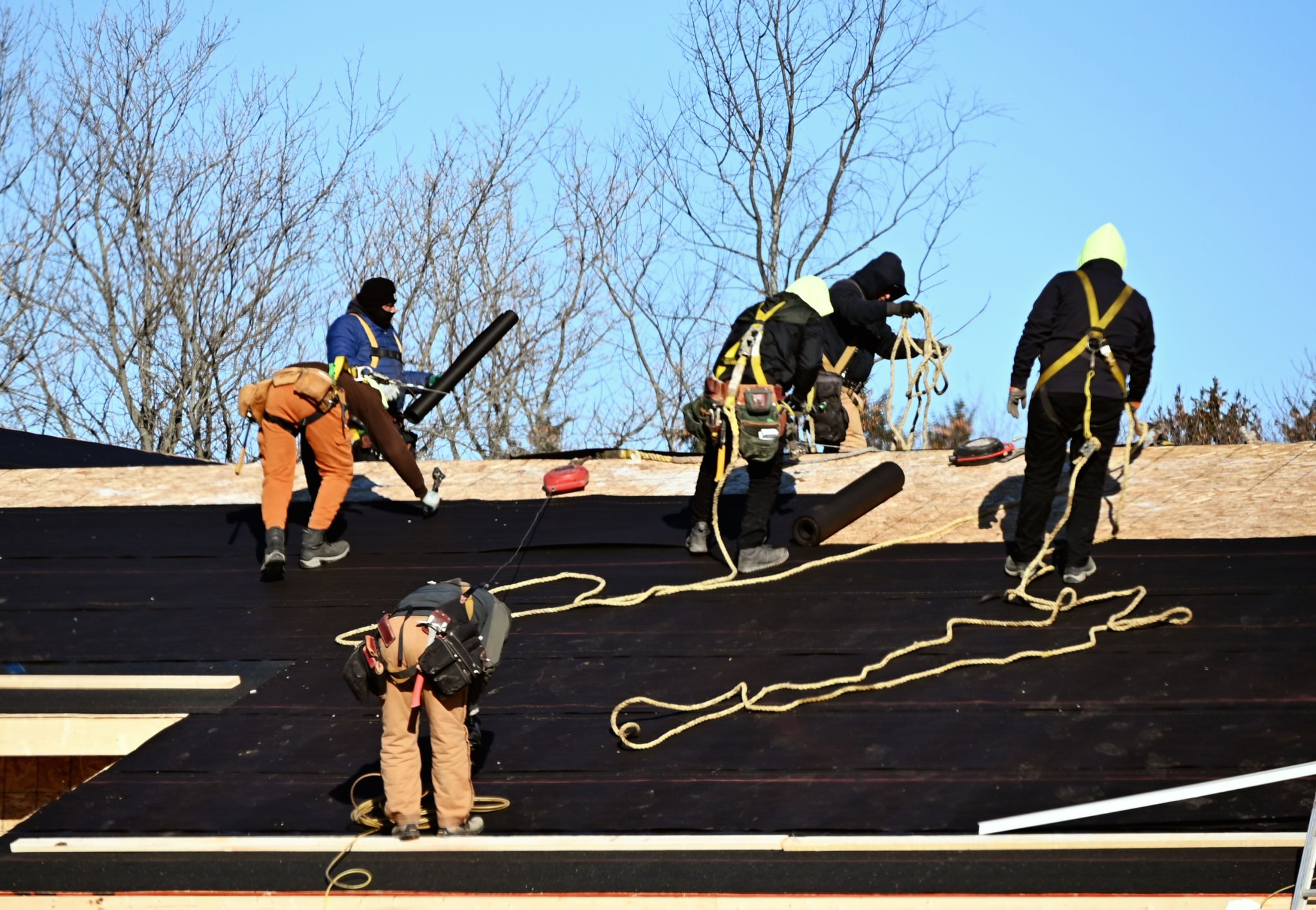 diy roof work