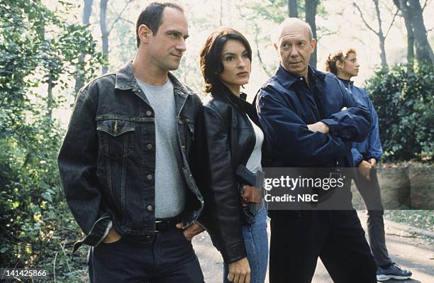 Stalked" Episode 8 -- Air Date -- Pictured: Christopher Meloni as Detective Elliot Stabler, Mariska Hargitay as Detective Olivia Benson, Dann Florek...