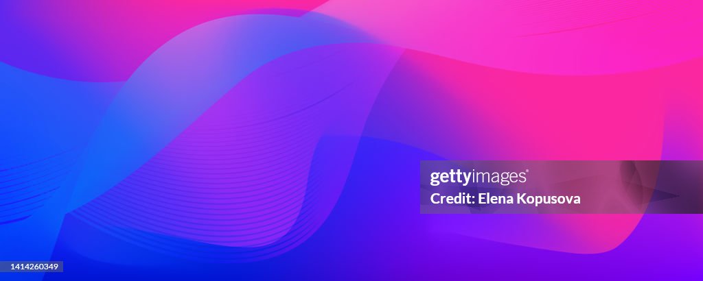 Geometric color gradient abstract background. Online order infographics, web page, app design.