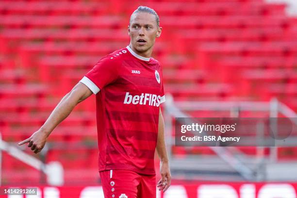 Viktor Fischer of Royal Antwerp FC during the UEFA Europa Conference League Qualifications, Second Leg match between Royal Antwerp FC and Lillestrom...