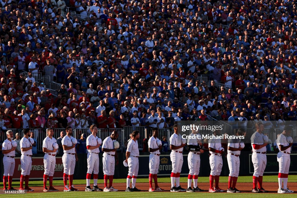 MLB At Field Of Dreams: Chicago Cubs v Cincinnati Reds