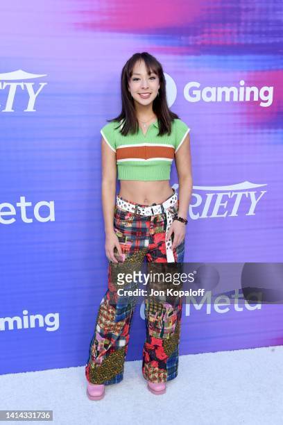 Aubrey Anderson-Emmons attends Variety's 2022 Power Of Young Hollywood Celebration Presented By Facebook Gaming on August 11, 2022 in Los Angeles,...
