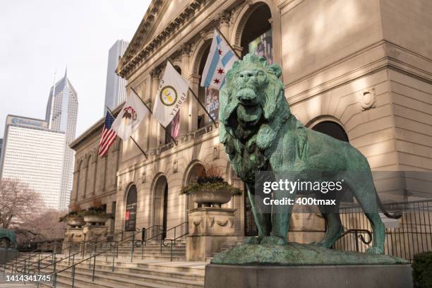 chicago tourism - chicago art museum stock pictures, royalty-free photos & images