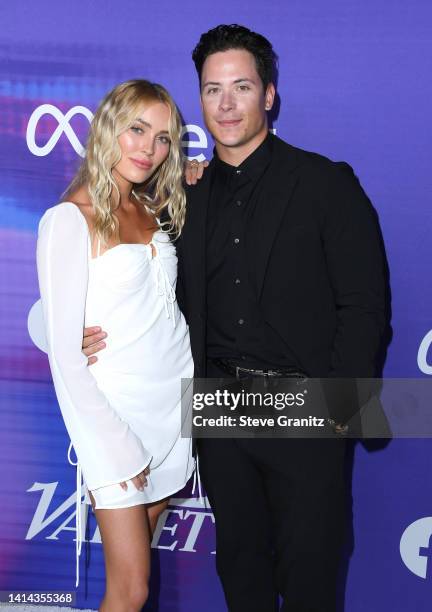Cassie Randolph, Brighton Reinhardt arrives at the Variety's 2022 Power Of Young Hollywood Celebration Presented By Facebook Gaming on August 11,...
