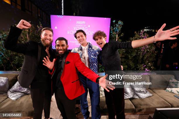 JDevise, Atura Gaming, Blake Gray, and Joshua Bassett attend Variety Power of Young Hollywood Event Presented by Facebook Gaming on August 11, 2022...