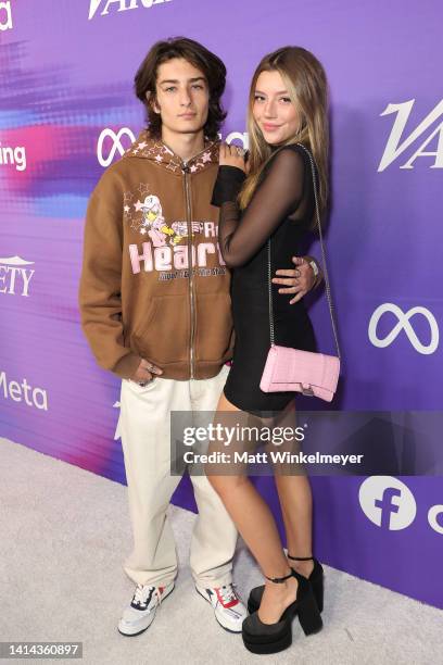 Sunny Suljic and Sissy Sheridan attend Variety Power of Young Hollywood Event Presented by Facebook Gaming on August 11, 2022 in Hollywood,...