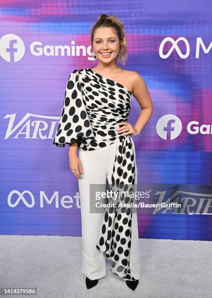 Samantha Hanratty attends Variety's 2022 Power of Young Hollywood celebration presented by Facebook Gaming on August 11, 2022 in Hollywood,...