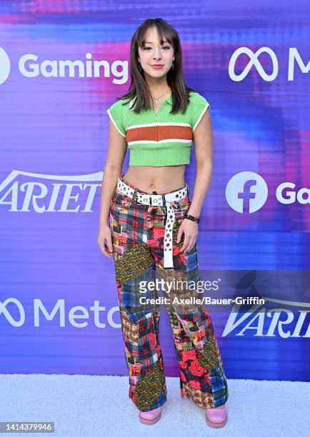 Aubrey Anderson-Emmons attends Variety's 2022 Power of Young Hollywood celebration presented by Facebook Gaming on August 11, 2022 in Hollywood,...