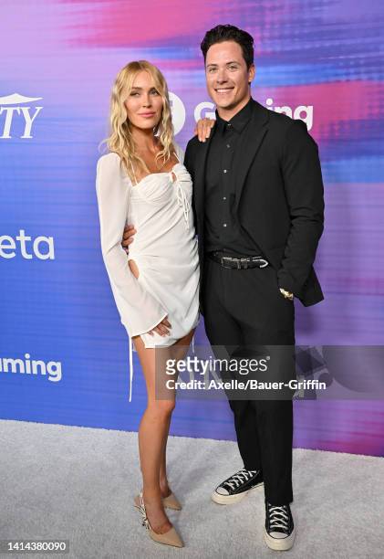 Cassie Randolph and Brighton Reinhardt attend Variety's 2022 Power of Young Hollywood celebration presented by Facebook Gaming on August 11, 2022 in...